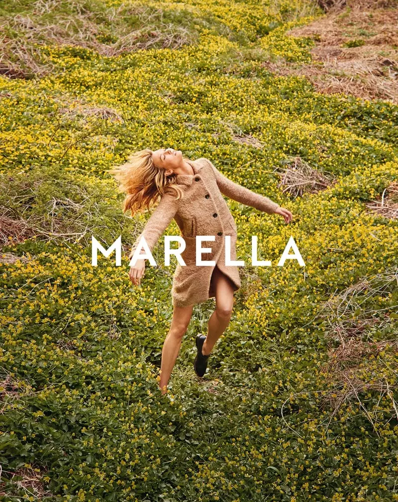 Karlie Kloss è una bellezza naturale nella campagna autunno 2015 di Marella