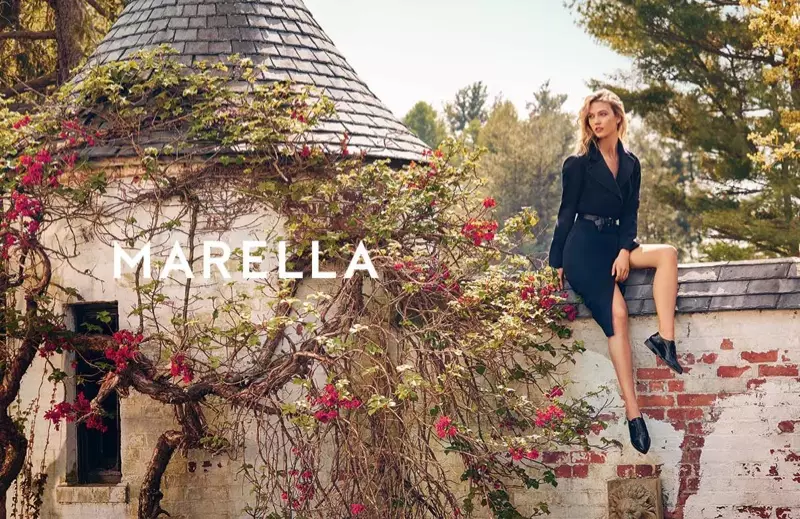 Karlie Kloss is 'n natuurlike skoonheid in Marella se herfs 2015-veldtog