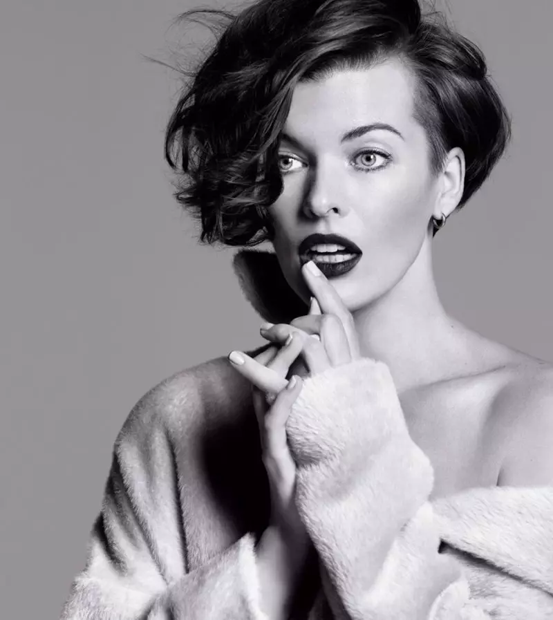 Milla Jovovich dans la campagne Marella Automne 2012 par Inez & Vinoodh