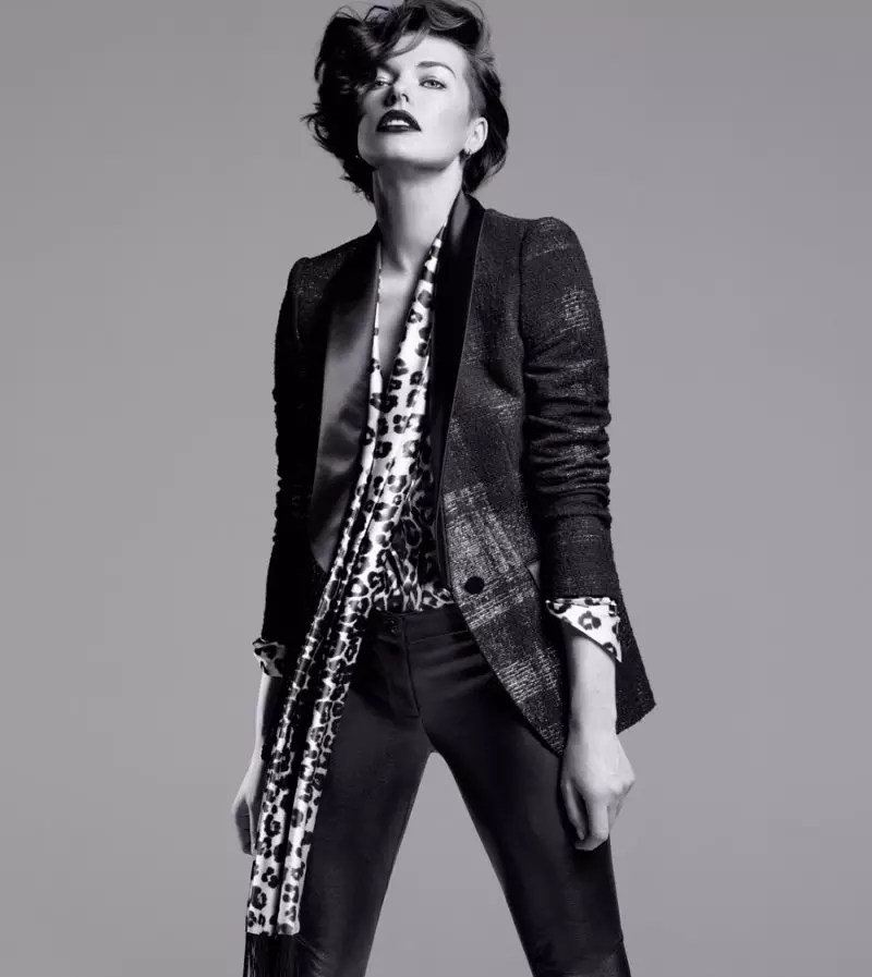 Milla Jovovich speel in die Marella herfs 2012-veldtog deur Inez & Vinoodh