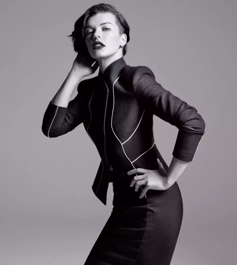 Milla Jovovich vaidina Inez & Vinoodh „Marella Fall 2012“ kampaniją