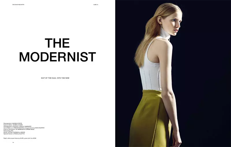 Sleek Magazine #33을 위한 Markus Pritzi의 Katrin Thormann