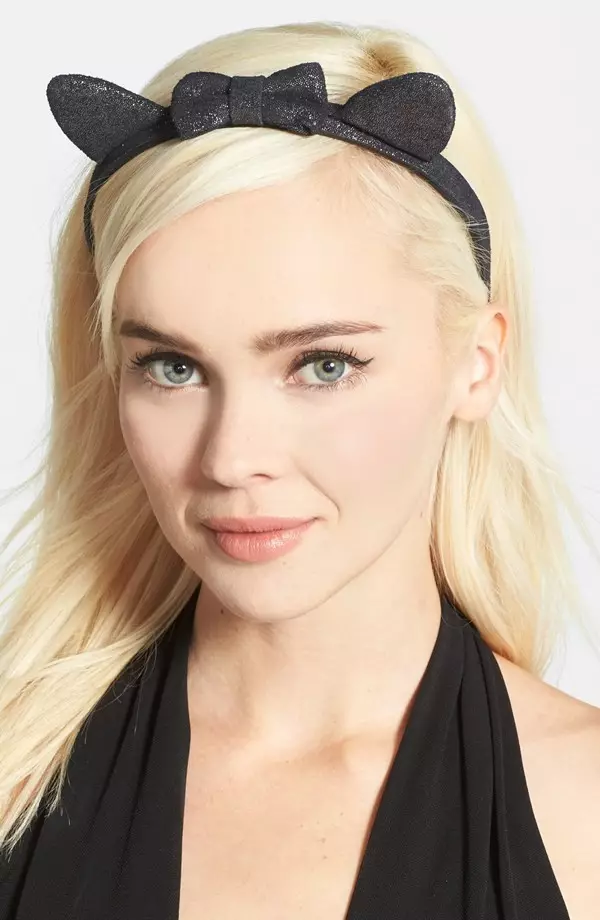 kate spade New york Cat Ears Shimmering Headband