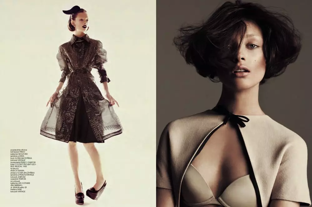 Daga Ziober oleh Mateusz Stankiewicz untuk Fashion Poland Winter 2011