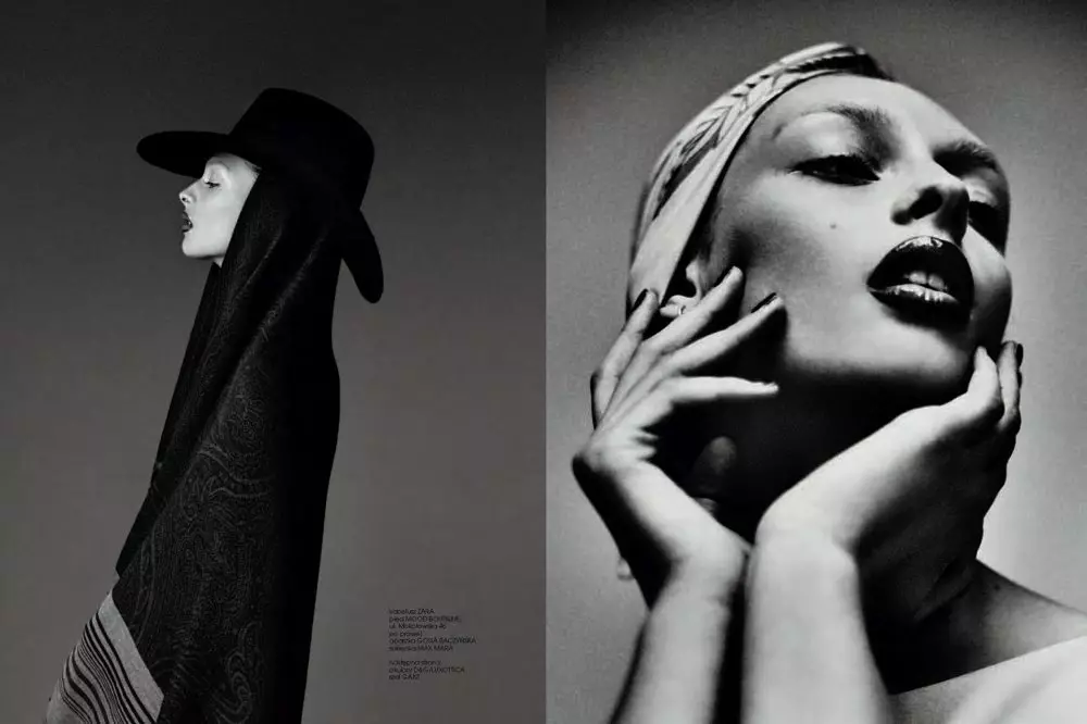 Daga Ziober oleh Mateusz Stankiewicz untuk Fashion Poland Winter 2011