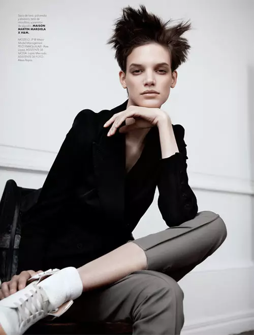 Santiago Ruiseñor Lenzen Maison Martin Margiela x H&M voor Elle Mexico December 2012