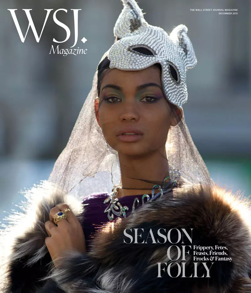 Chanel Iman dening Hans Feurer kanggo WSJ Desember 2011