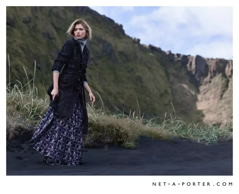 Hana Jircikova Dresses for Fall Weather in New Net-a-Porter Images