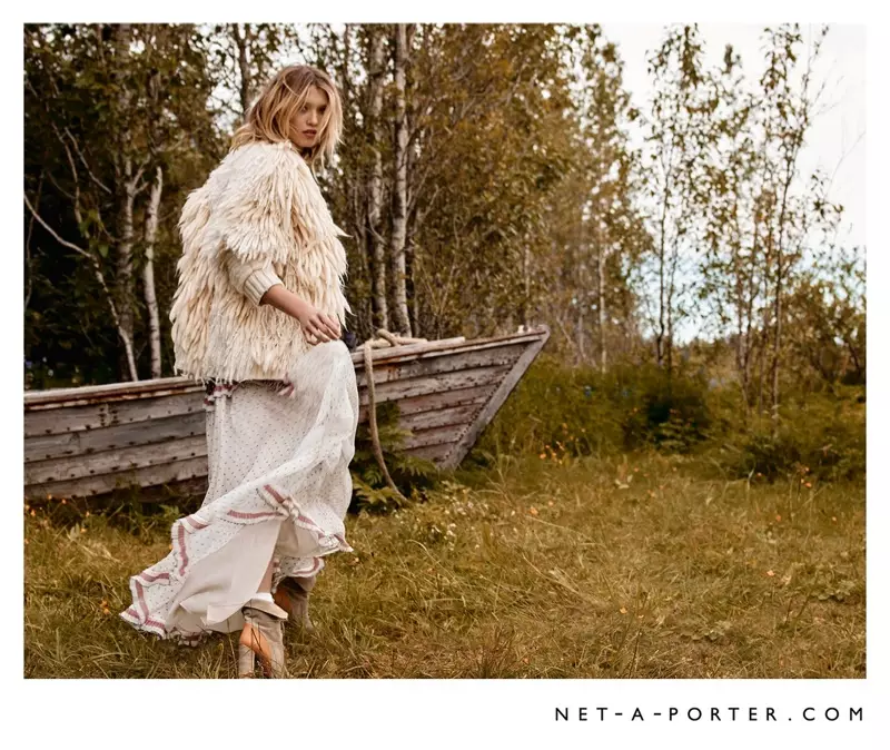 Hana Jirickova Net-a-Porter Fall 2015 Campaign