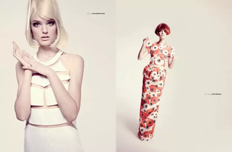 Katie Fogarty là Mod Chic cho Elle Mexico tháng 4 năm 2013