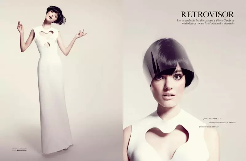 Katie Fogarty là Mod Chic cho Elle Mexico tháng 4 năm 2013