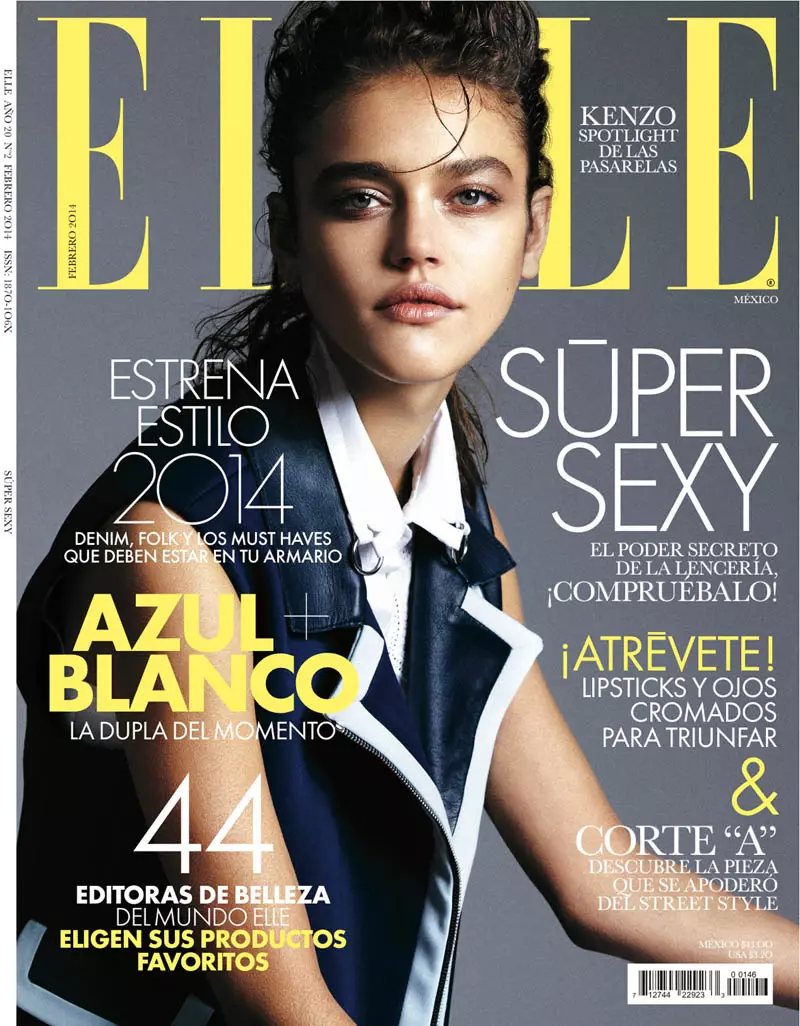 Daria Pleggenkuhle joacă în Elle Mexico februarie 2014 de Paul Morel