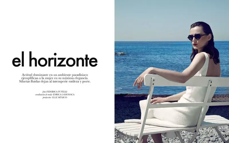 Sibui Nazarenko Membintangi Elle Mexico Januari 2014 oleh Federica Putelli