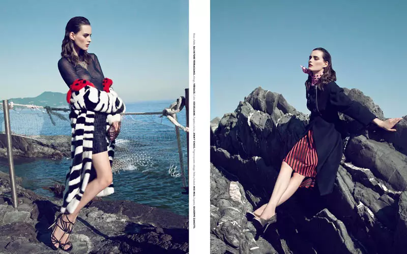 Sibui Nazarenko Stars in Elle Mexico January 2014 by Federica Putelli