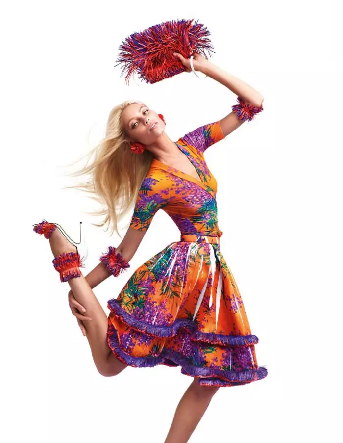 Vika Falileeva vir Blumarine Lente 2012-veldtog deur Sebastian Faena