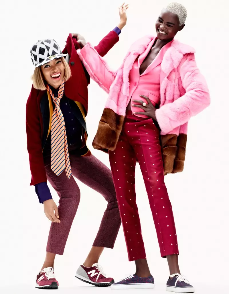 Атауи Денг и Марихенни Ривера Дон в ярком стиле для Elle France Саймона Берстолла