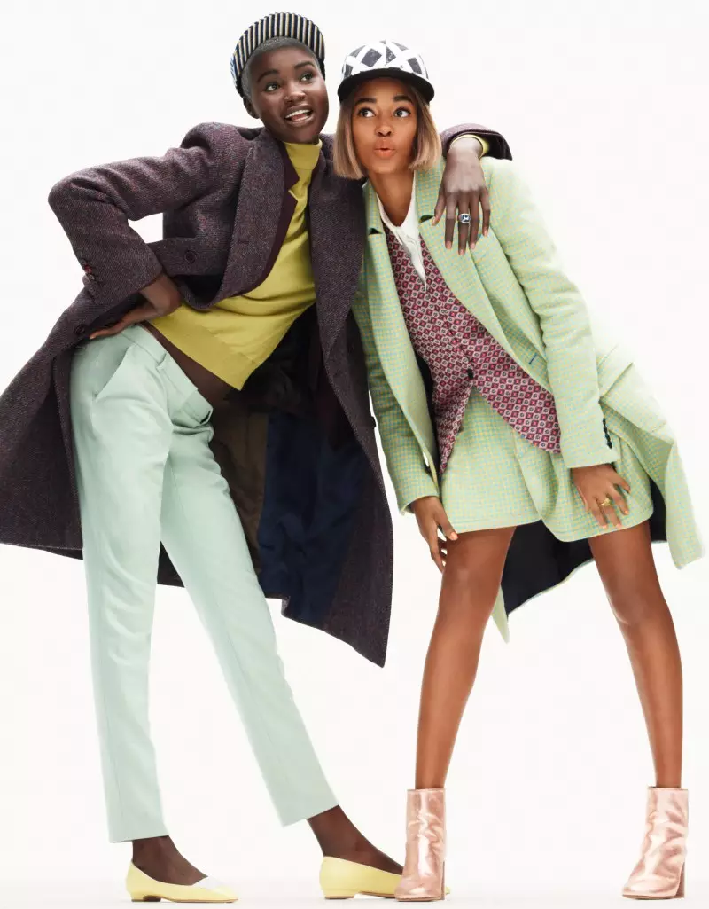 Атауи Денг и Марихенни Ривера Дон в ярком стиле для Elle France Саймона Берстолла