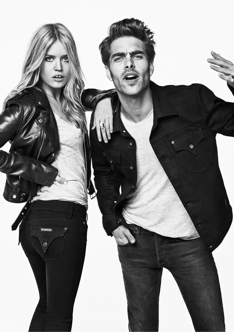 Georgia May Jagger Rocks Hudson Jeans' Fall 2013 Campaign