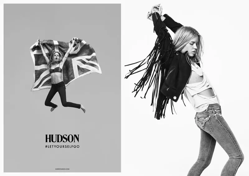 Georgia May Jagger Rocks Hudson Jeans' Fall 2013 Campaign