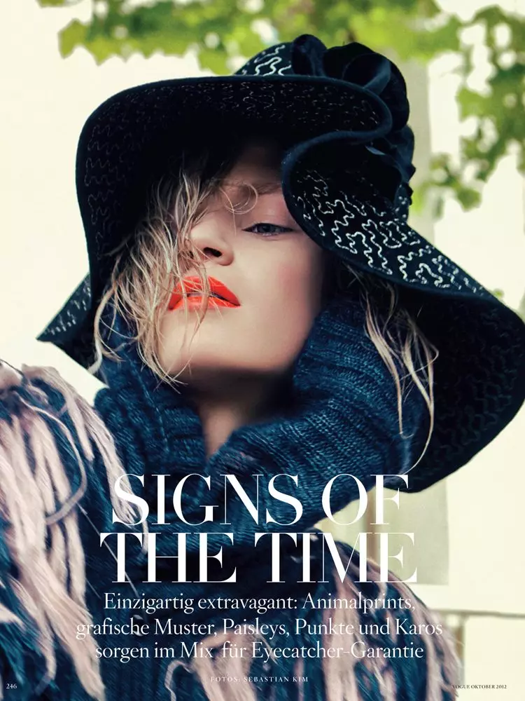 Магдалена Лангрова Германы Себастьян Кимийн Vogue сэтгүүлийн зураг авалтад Баг хатагтайн дүрд тогложээ