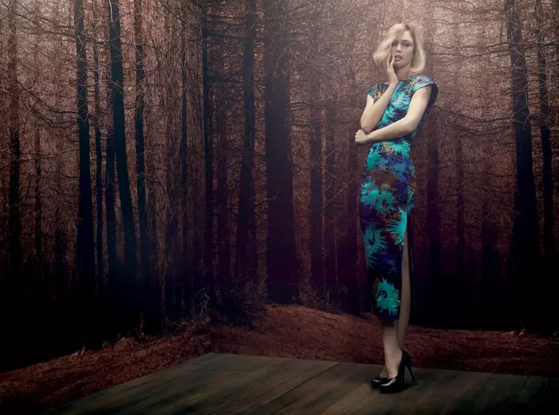 Raquel Zimmermann pour la campagne A. Brand Automne 2011 par Henrique Gendre