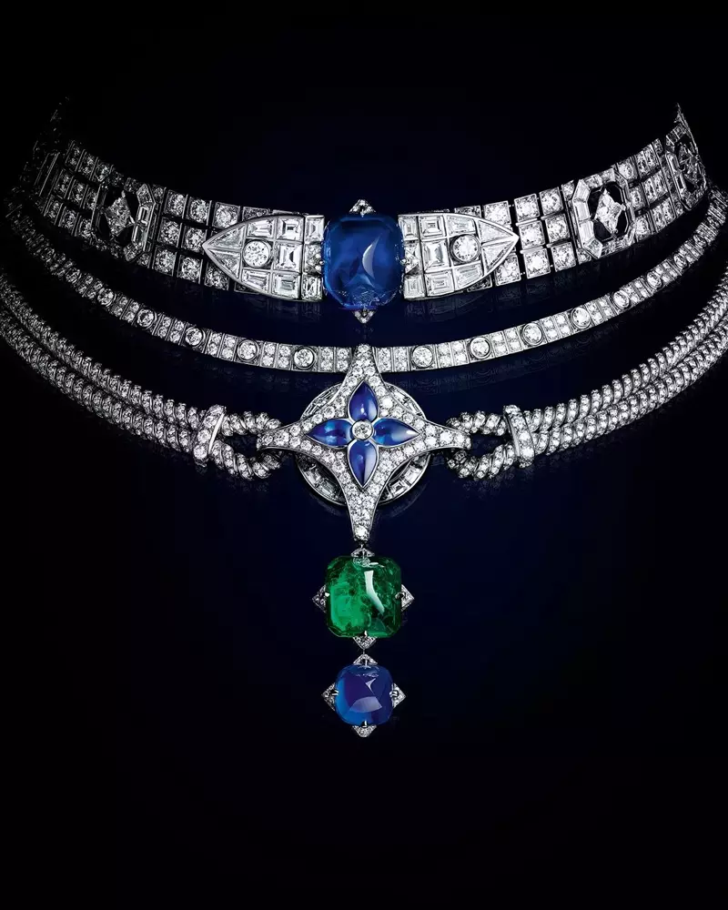 Louis Vuitton Le Mythe High Jewelry Necklace.