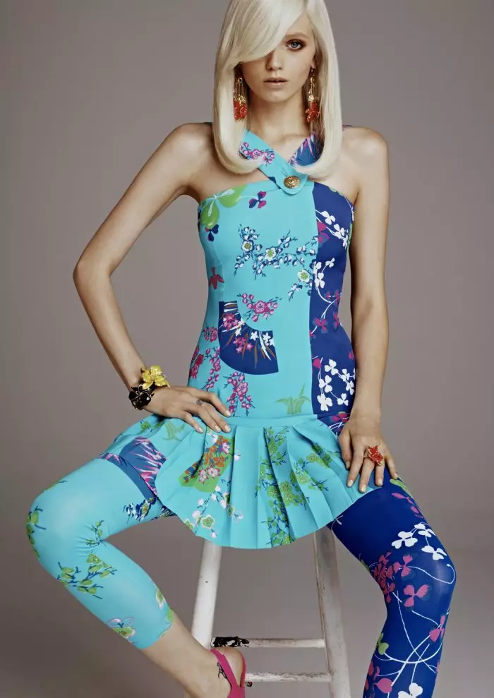 Abbey Lee Kershaw pentru Versace pentru H&M Lookbook de Kacper Kasprzyk