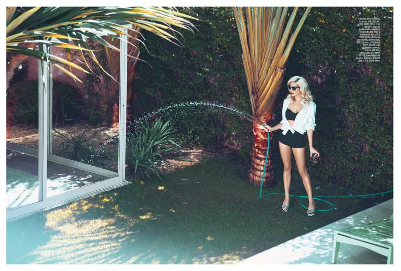 Giovanna Ewbank Goes Poolside por InStyle Brazil de Yossi Michaeli