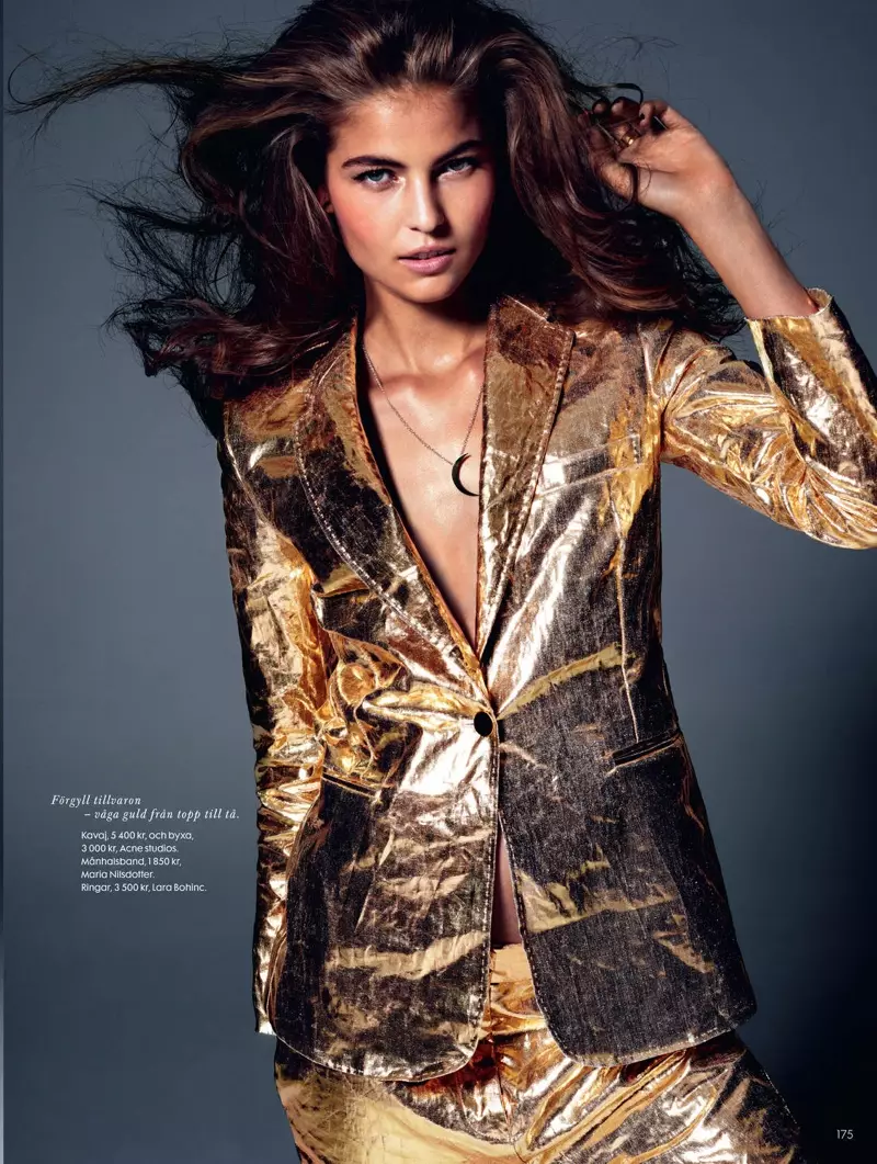 Lin Kjerulf Models Resort Wear in Elle Sweden από τον John Scarisbrick