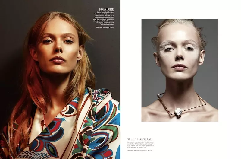 Frida Gustavsson hraje ve Styleby #23 Cover Story od Andrease Öhlunda