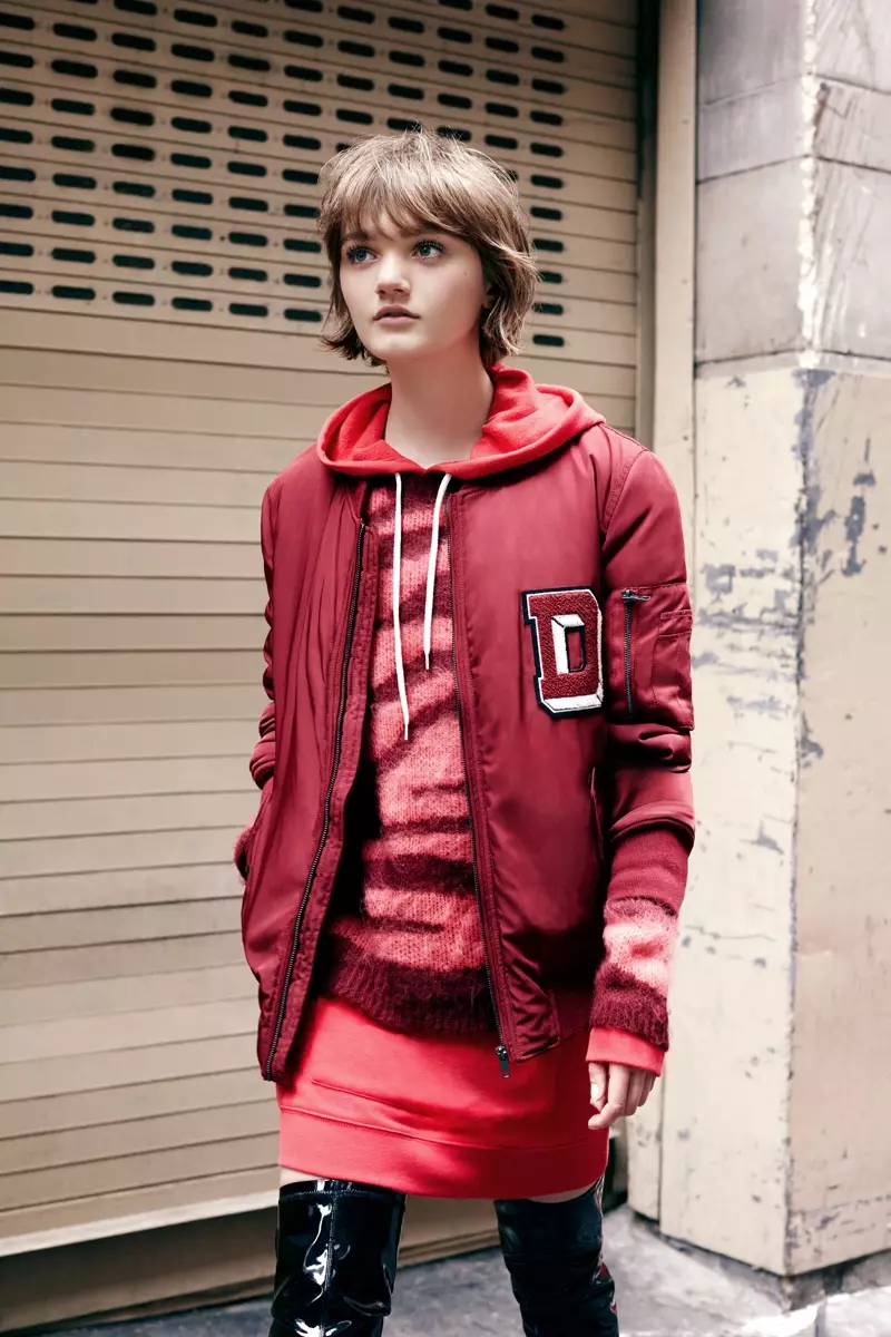 Forever 21 goes skater girl cool s bomber bundami a barevnými úplety