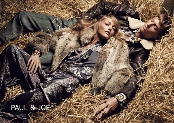 Sasha Pivovarova for Paul & Joe Fall 2011 Campaign