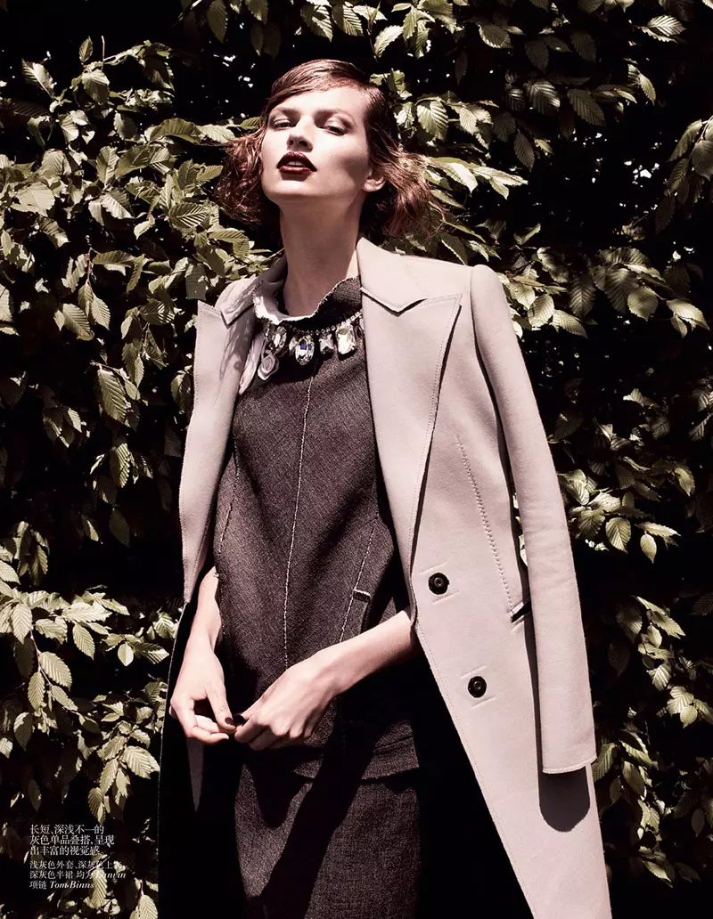 Bette Franke è Ladylike in Vogue China Shoot di Daniel Jackson