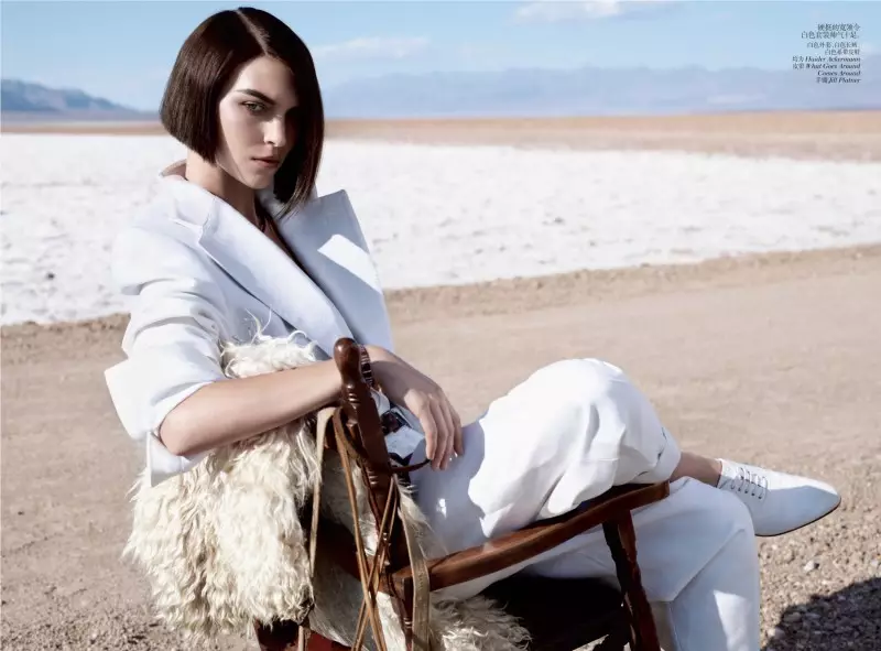 Arizona Muse ni Josh Olins para sa Vogue China Mayo 2012