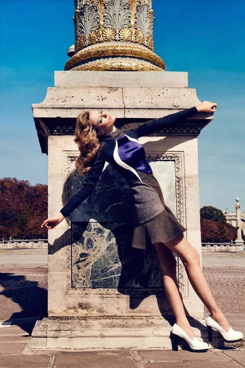 Milagros Schmoll Geulis di Paris pikeun Harper's Bazaar Turki Oktober 2012