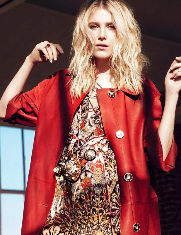 Dree Hemingway de Dan Martensen para Elle France, febreiro de 2012