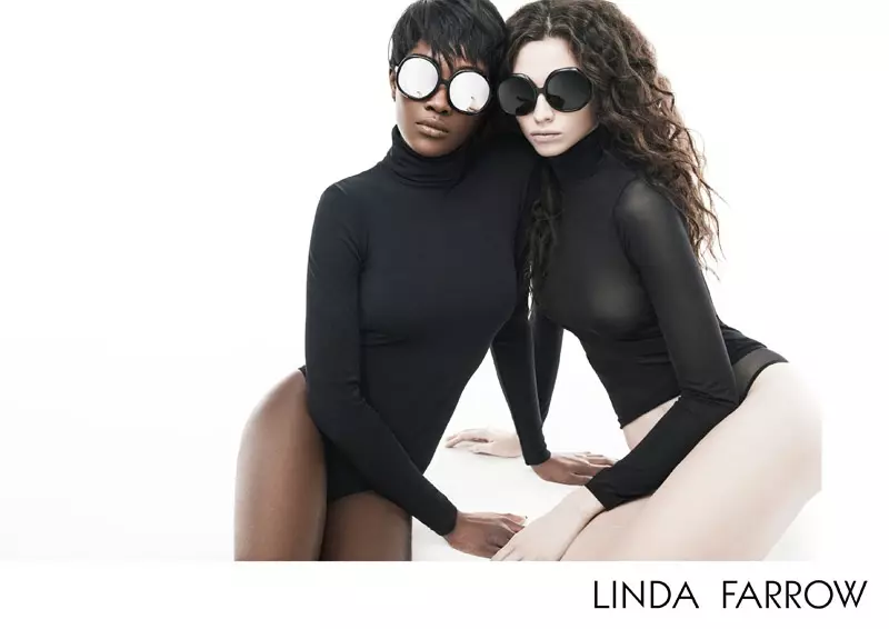 Betty + Nichole Strip Down για τις διαφημίσεις της Linda Farrow Φθινόπωρο 2015