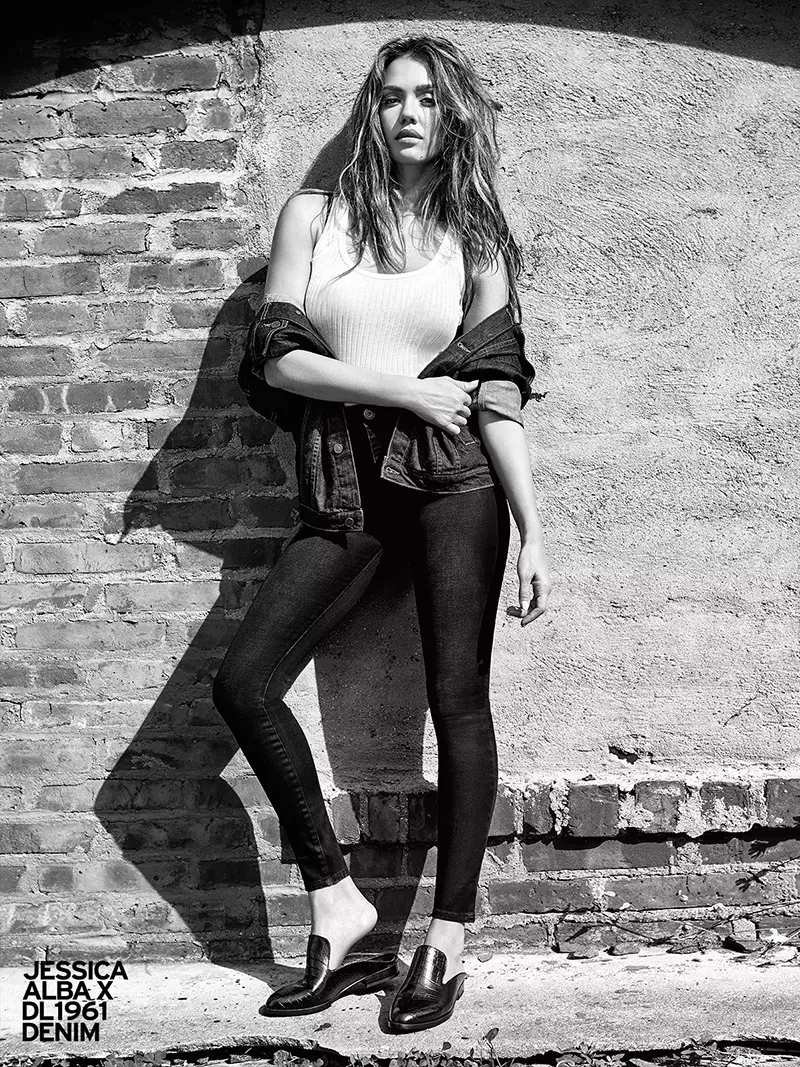 Jessica Alba Heats Up Her DL1961 Jeans Collaboration