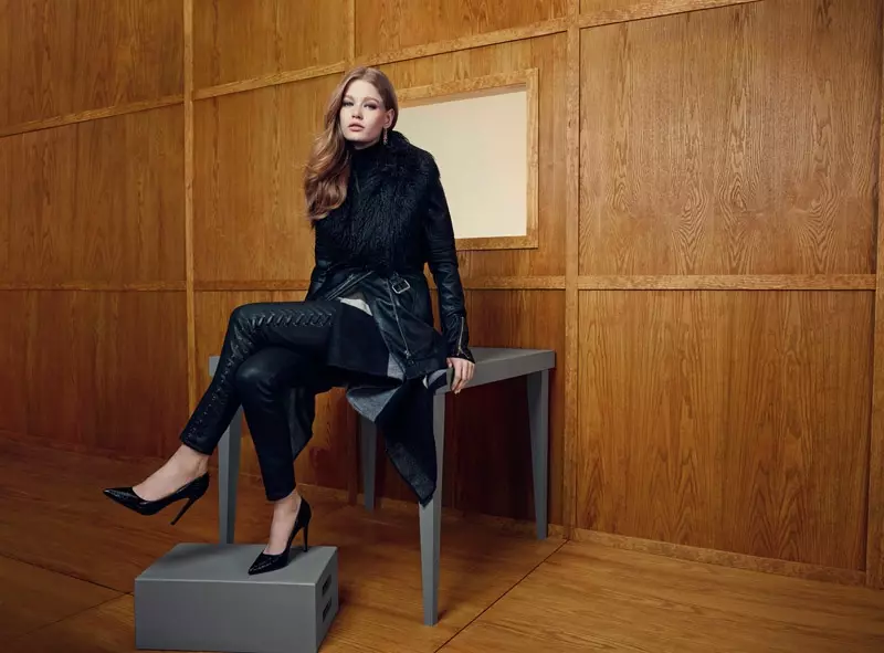 Hollie May Saker estas 70-aj jaroj Cool por River Island's Fall 2015 Ads