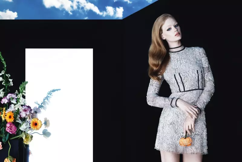 Blumarine campagna pubblicitaria Autunno/Inverno 2015 con Hollie May Saker