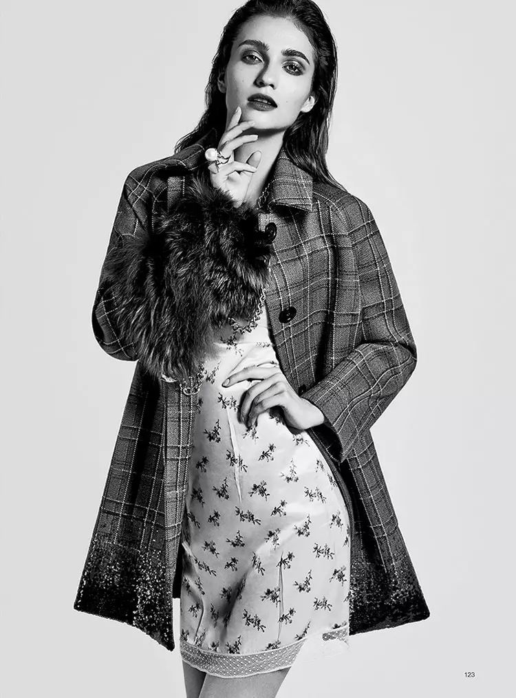 Ella Kandyba Bintang ing Harper's Bazaar Ukraina November 2013 dening Federica Putelli