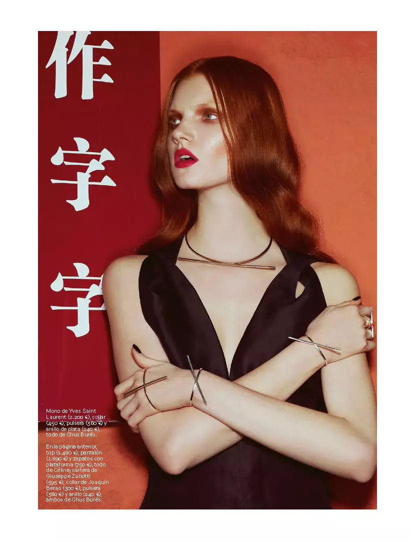 Andrew Yee porta Anastasia Ivanova a Chinatown per il numero di maggio di S Moda