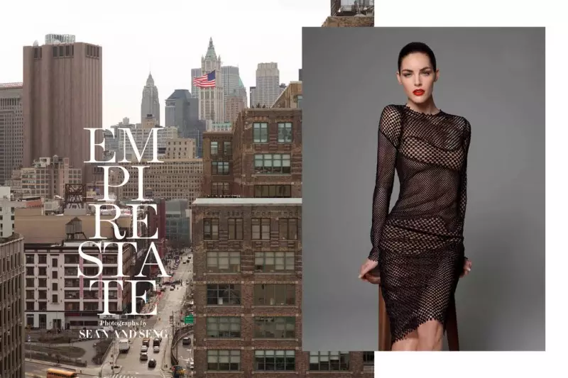 Hilary Rhoda har en New York State of Mind for Bergdorf Goodman våren 2013