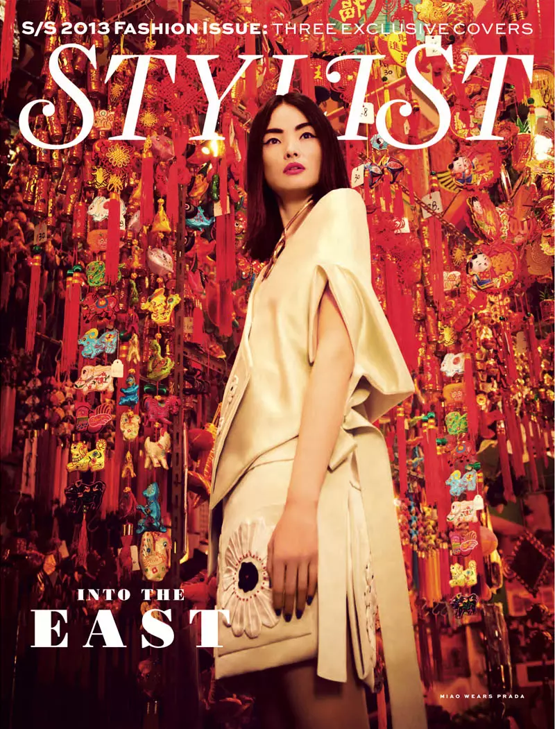 Miao Bin Si Bersinar di Jalanan Hong Kong untuk Majalah Stylist S/S 2013