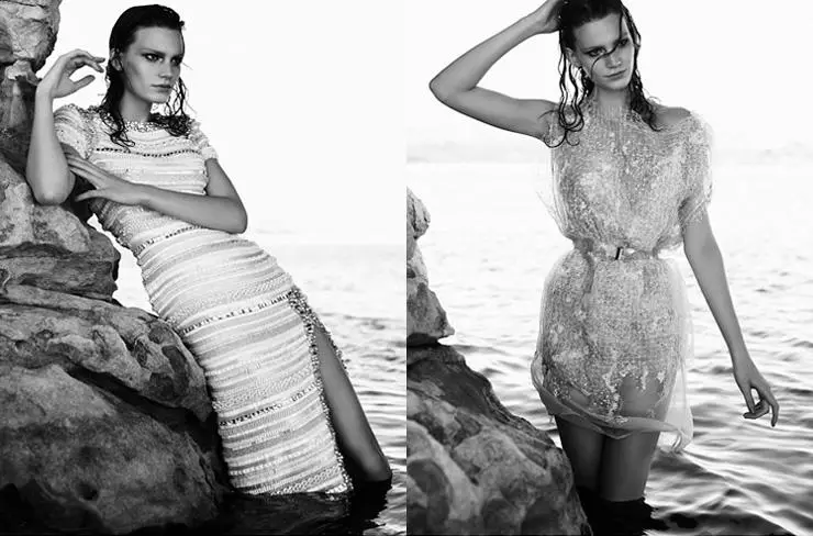 Lena Hardt door Stefano Moro voor Amica maart 2011