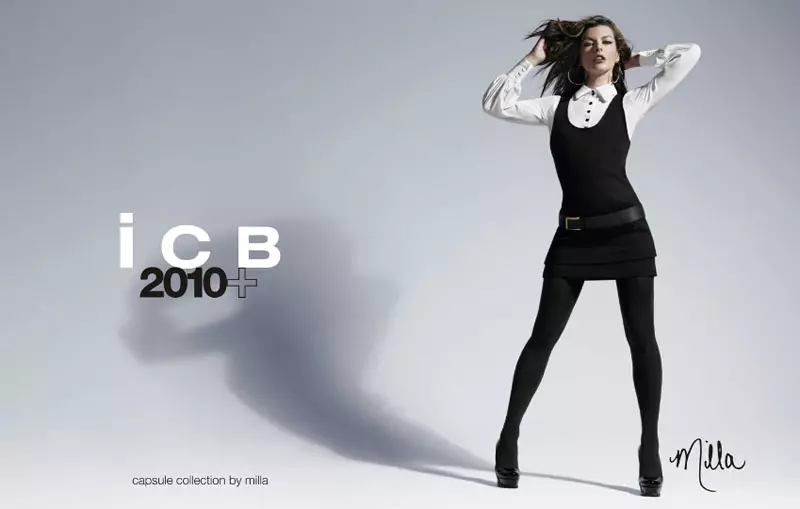 Милла Йовович барои ҷамъоварии капсулаҳои iCB аз ҷониби маъракаи Milla Fall 2010