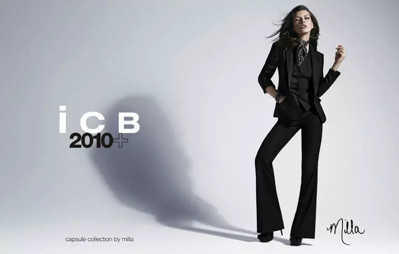 Milla Jovovich за iCB Capsule Collection by Milla есен 2010 кампања