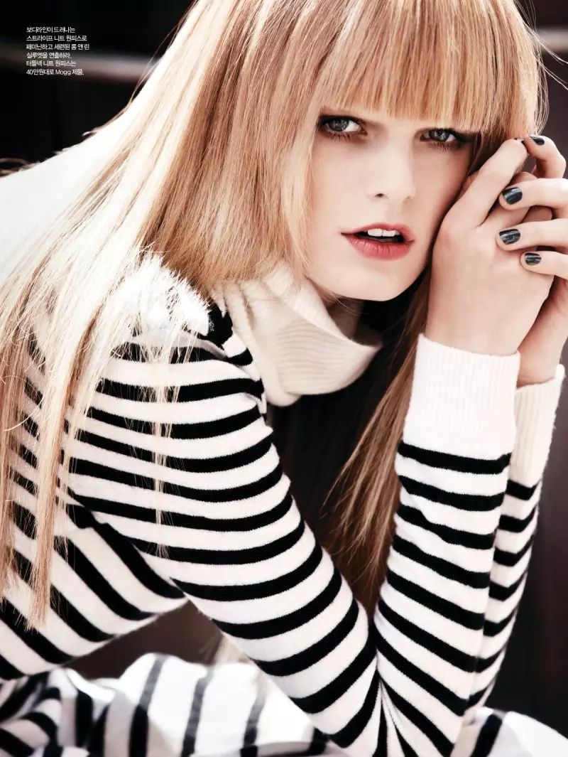 Hanne Gaby Odiele de Dean Isidro por Harper's Bazaar Korea oktobro 2011