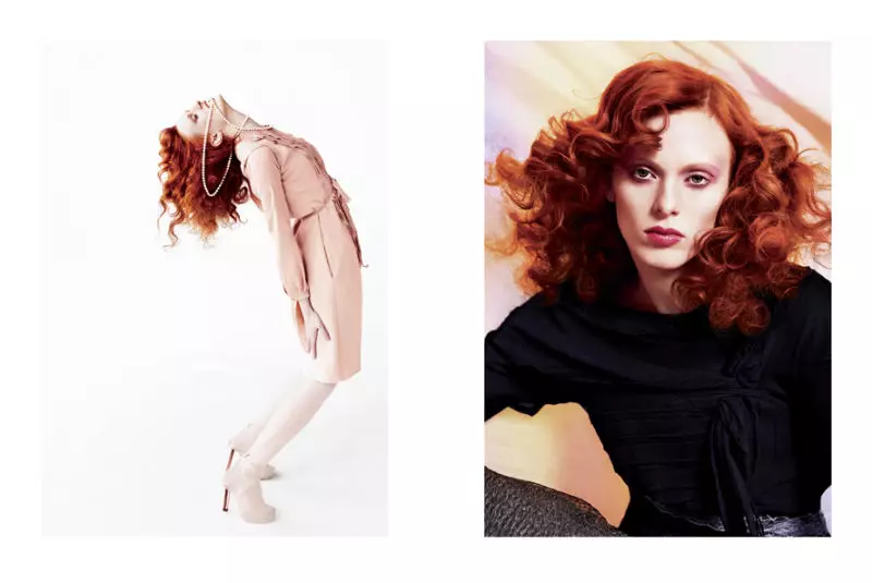 Karen Elson autorstwa Ryana McGinleya za V #70