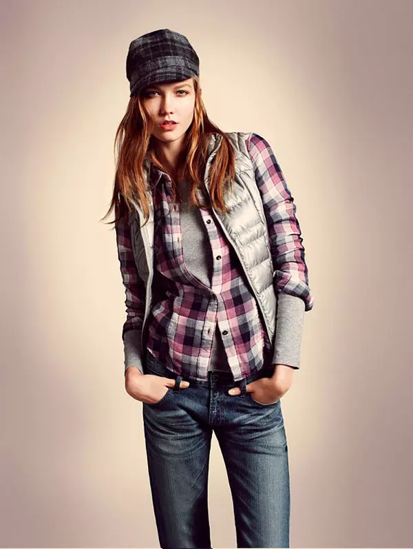 Karlie Kloss, Angela Lindvall at Du Juan para sa Uniqlo Fall 2010 Lookbook